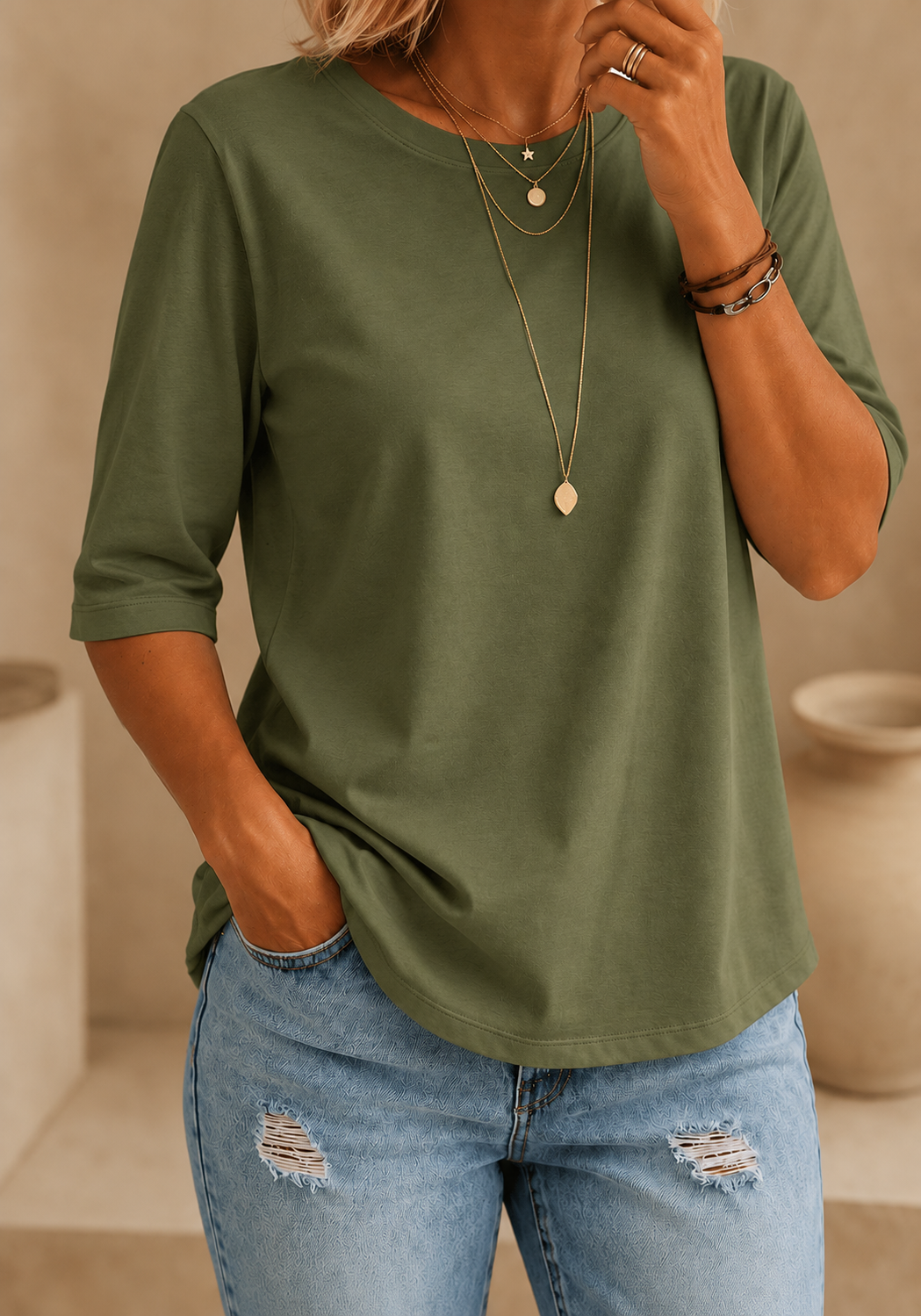 Calvera | Essential Comfort Tee Tall