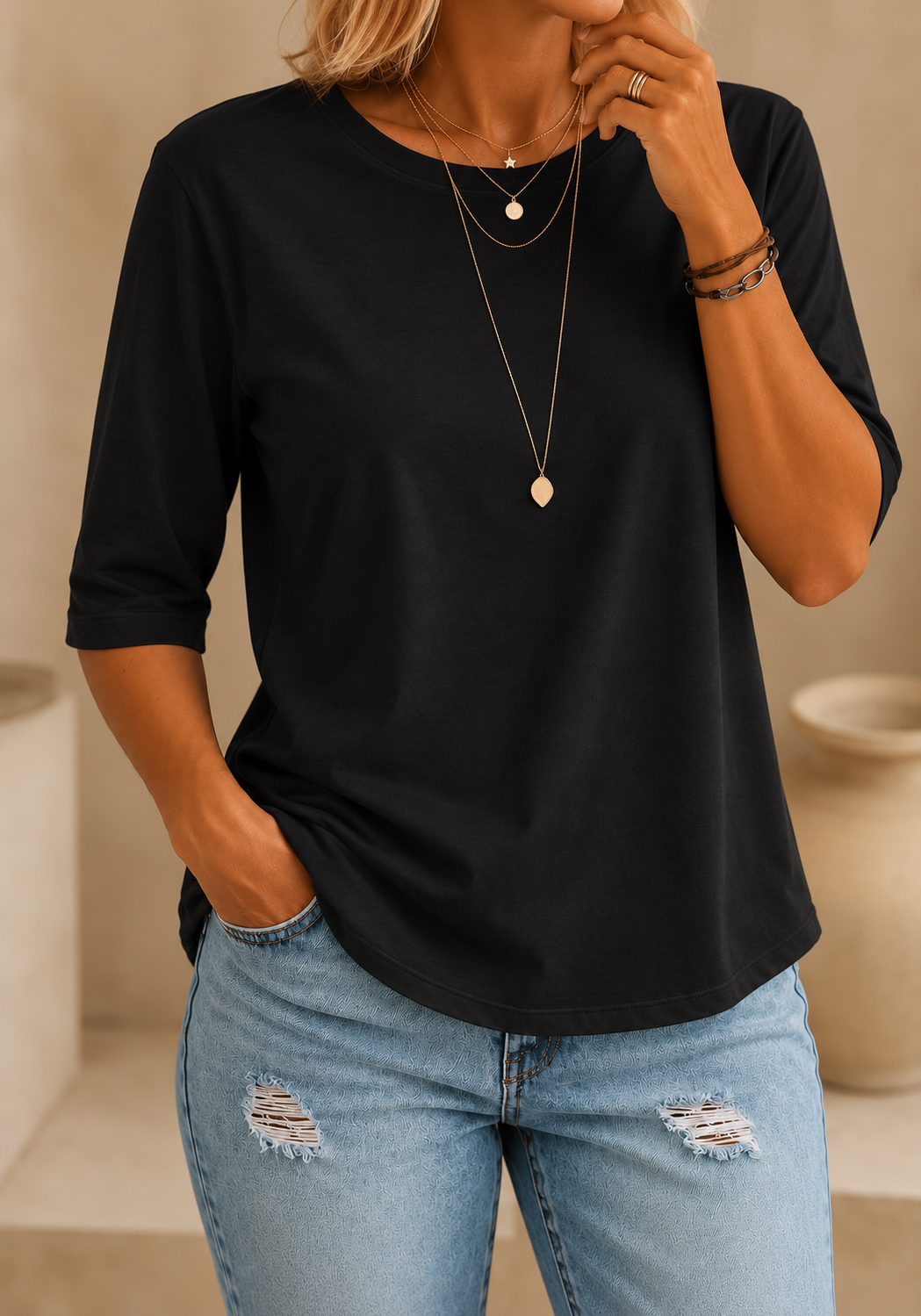 Calvera | Essential Comfort Tee Tall