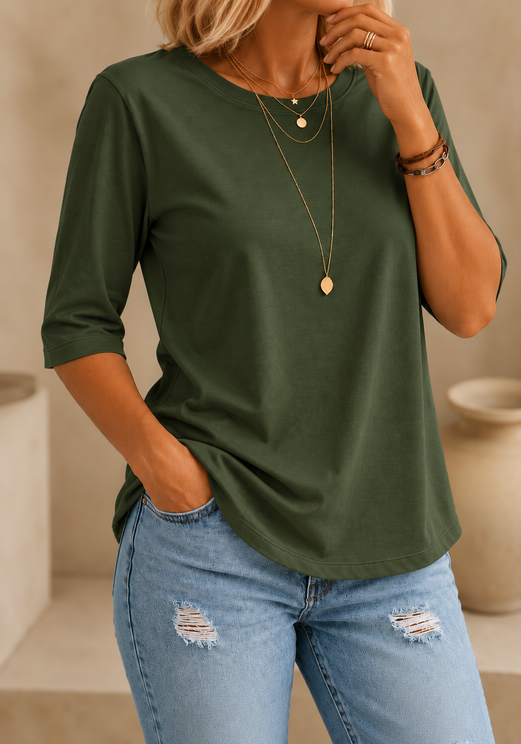 Calvera | Essential Comfort Tee Tall