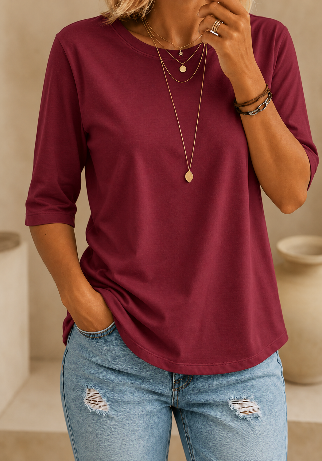 Calvera | Essential Comfort Tee Tall