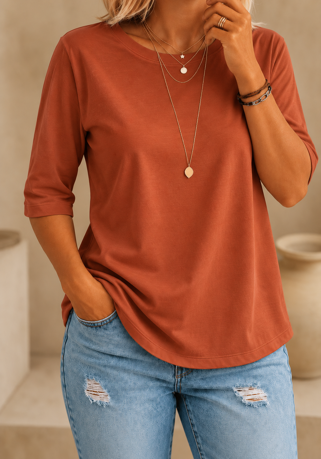 Calvera | Essential Comfort Tee Tall