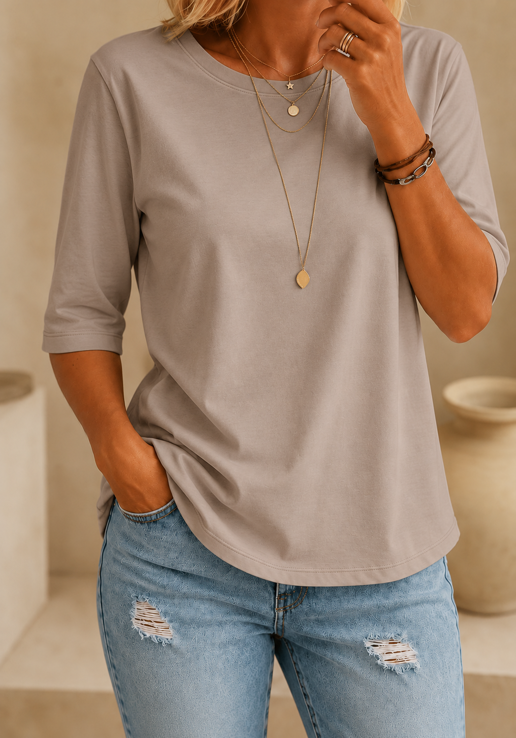 Calvera | Essential Comfort Tee Tall